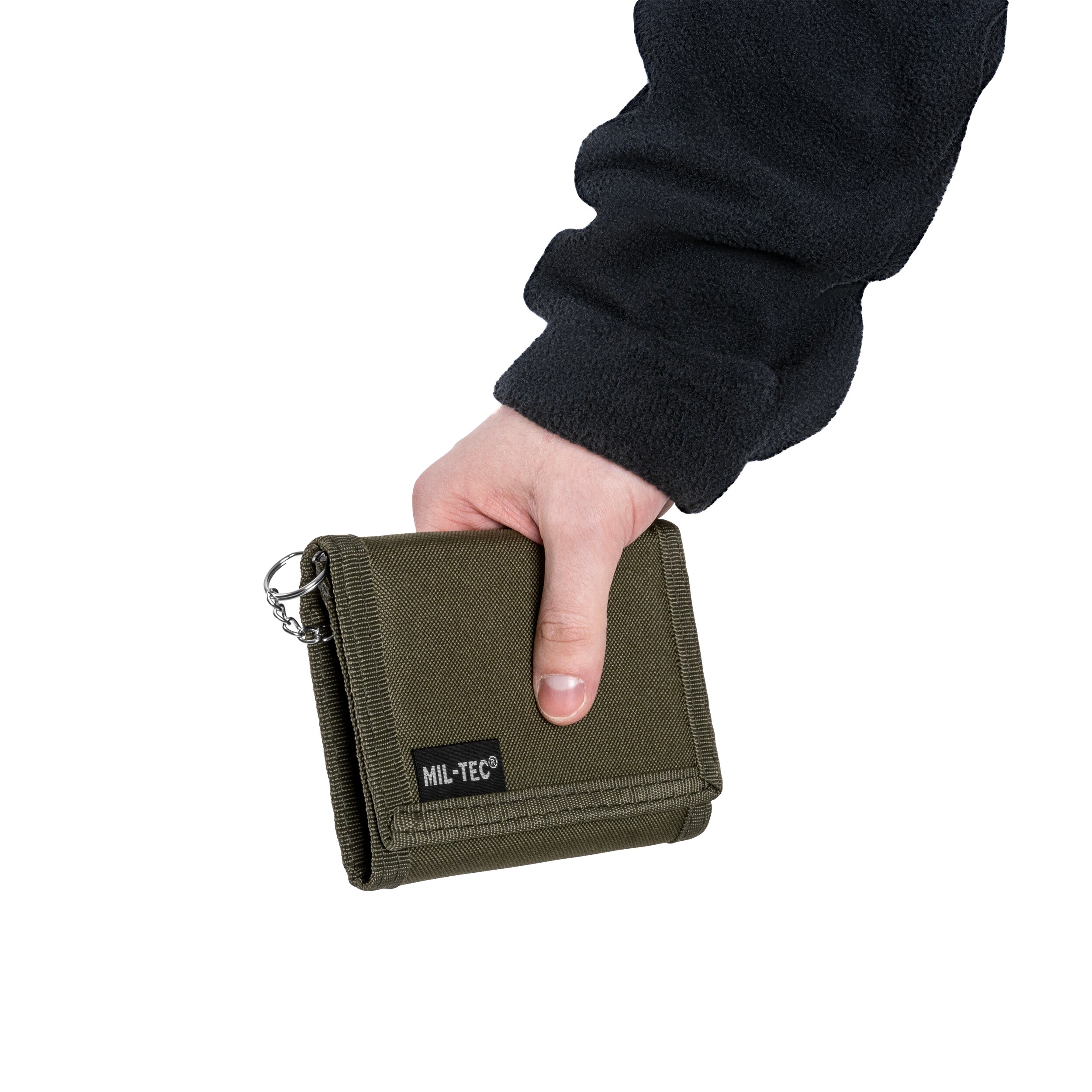 Mil-Tec Wallet with chain - Olive