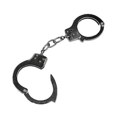 Mil-Tec aluminium handcuffs - silver