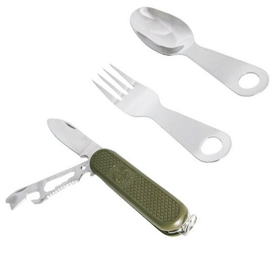 Mil-Tec Utensil Set with pocket knife