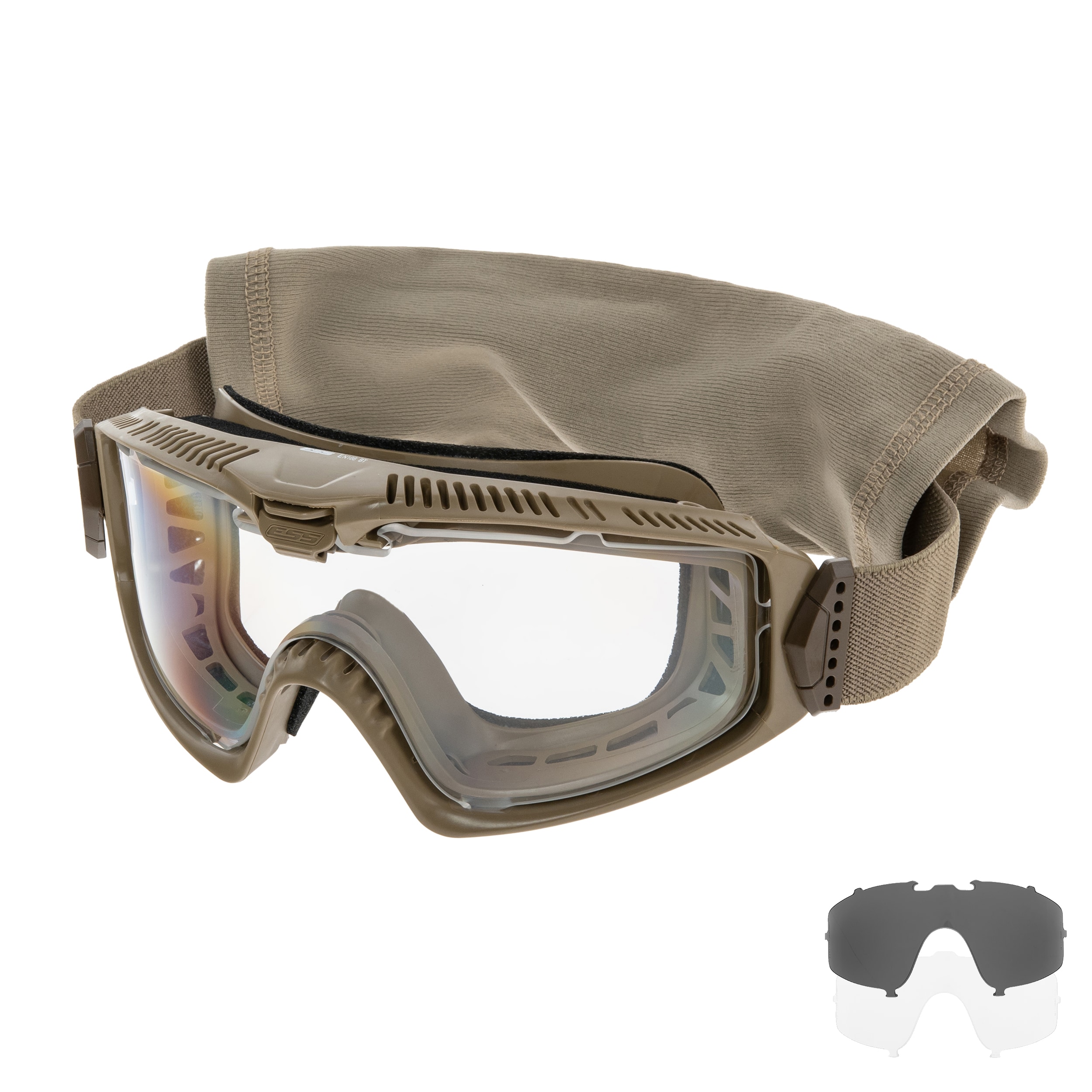 ESS Influx AVS Tactical Goggles - Terrain Tan
