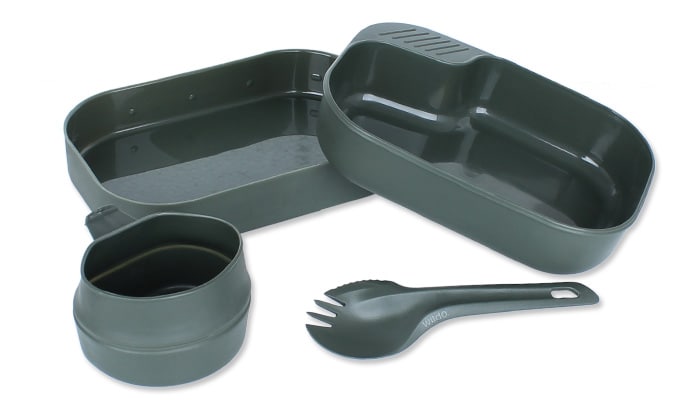 Wildo Camp-A-Box Light Camping Set - Olive