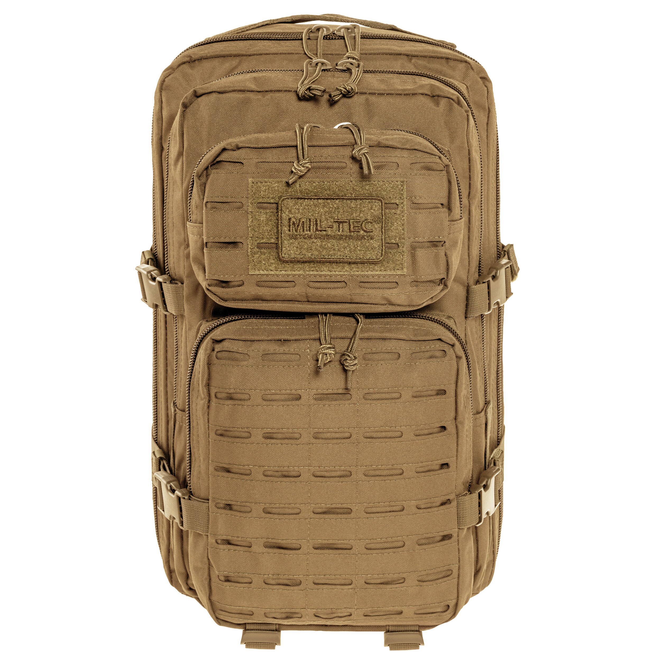 Mil-Tec Assault Pack Laser Cut Large Backpack 36 l - Coyote Tan