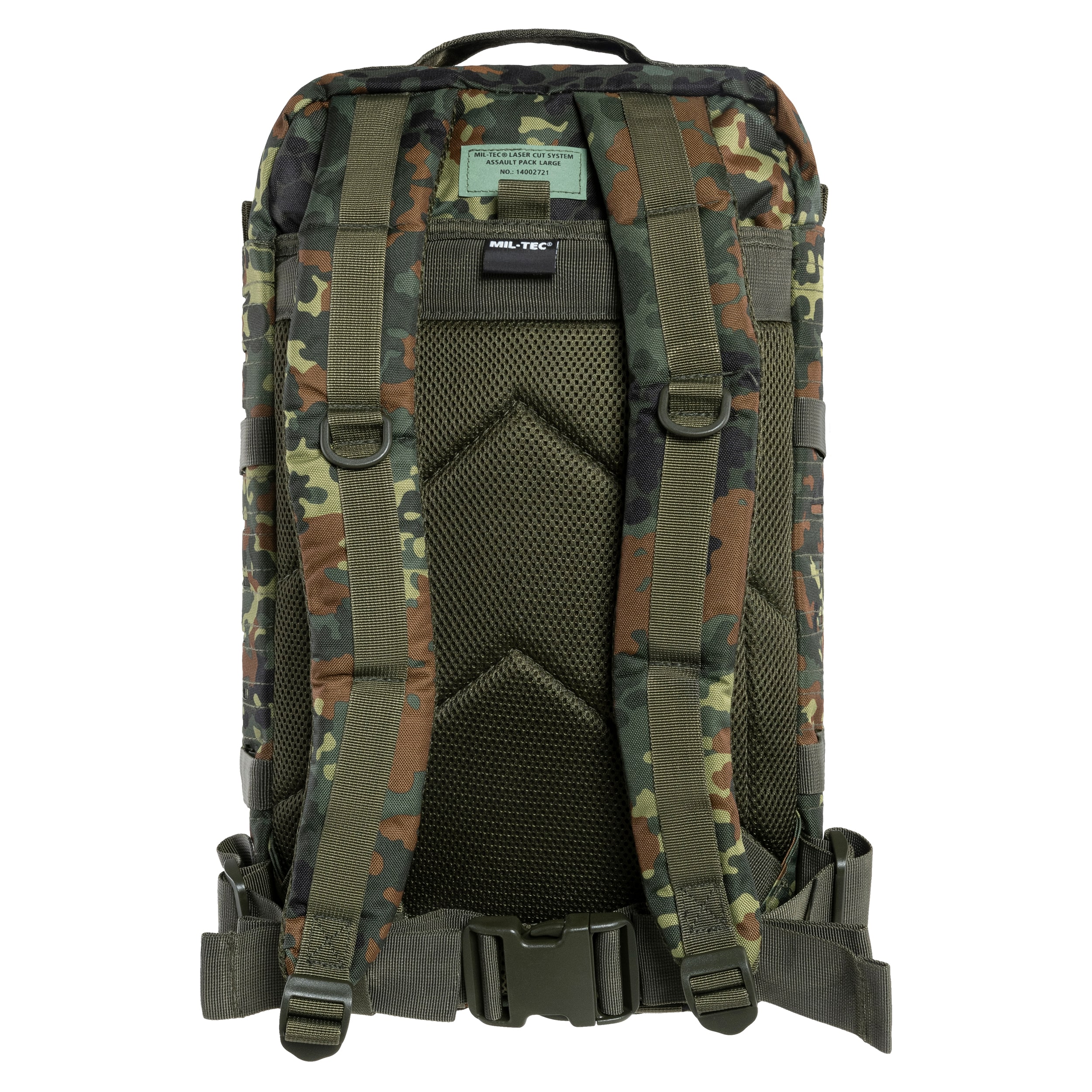 Mil-Tec Large Assault Pack Laser Cut 36 l Backpack - Flecktarn