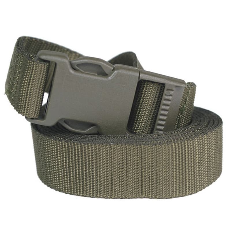 Mil-Tec strap with a snap buckle 25 mm / 150 cm - green