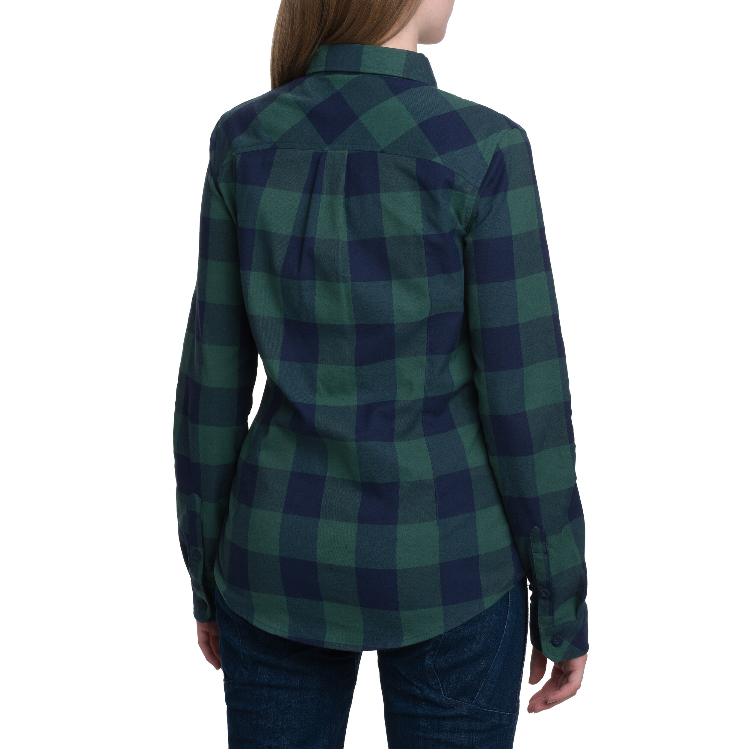 Helikon Marigold Women's Shirt - Moss Green Checkered 