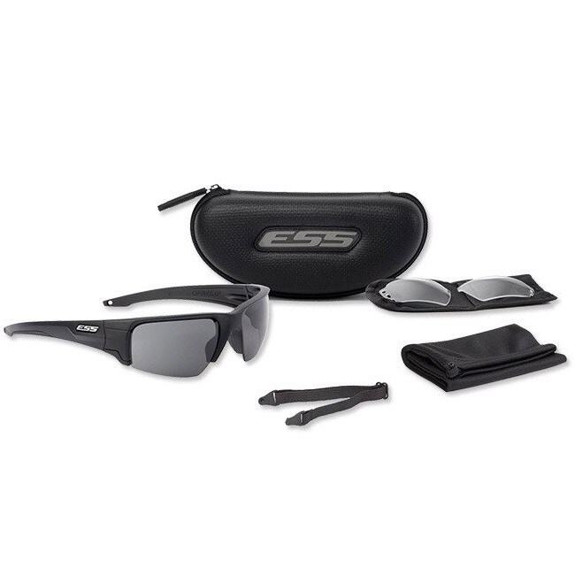 ESS Crowbar tactical glasses - Silver Logo Kit