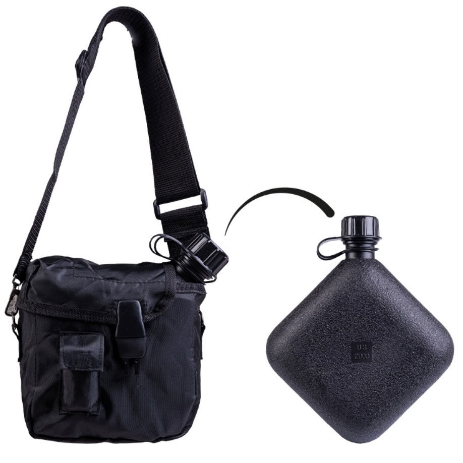 Mil-Tec US 2QT Canteen - Black