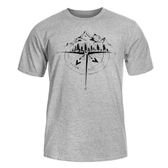 TigerWood Wind Rose T-shirt - Gray