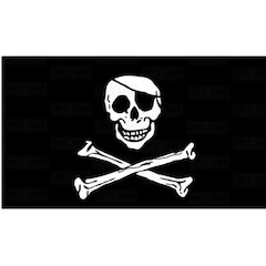 Fostex Pirate Flag - 90 x 150 cm