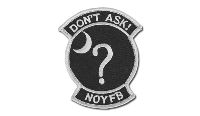 FOSTEX - Don't Ask Morale Patch - Black