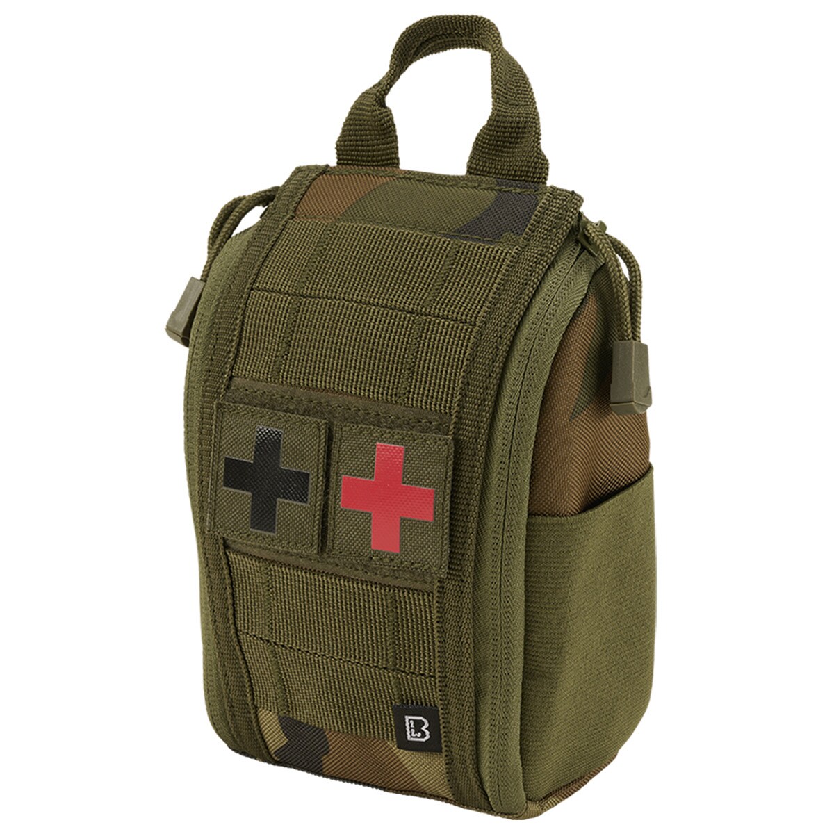 Brandit Molle First Aid Pouch Premium - Woodland