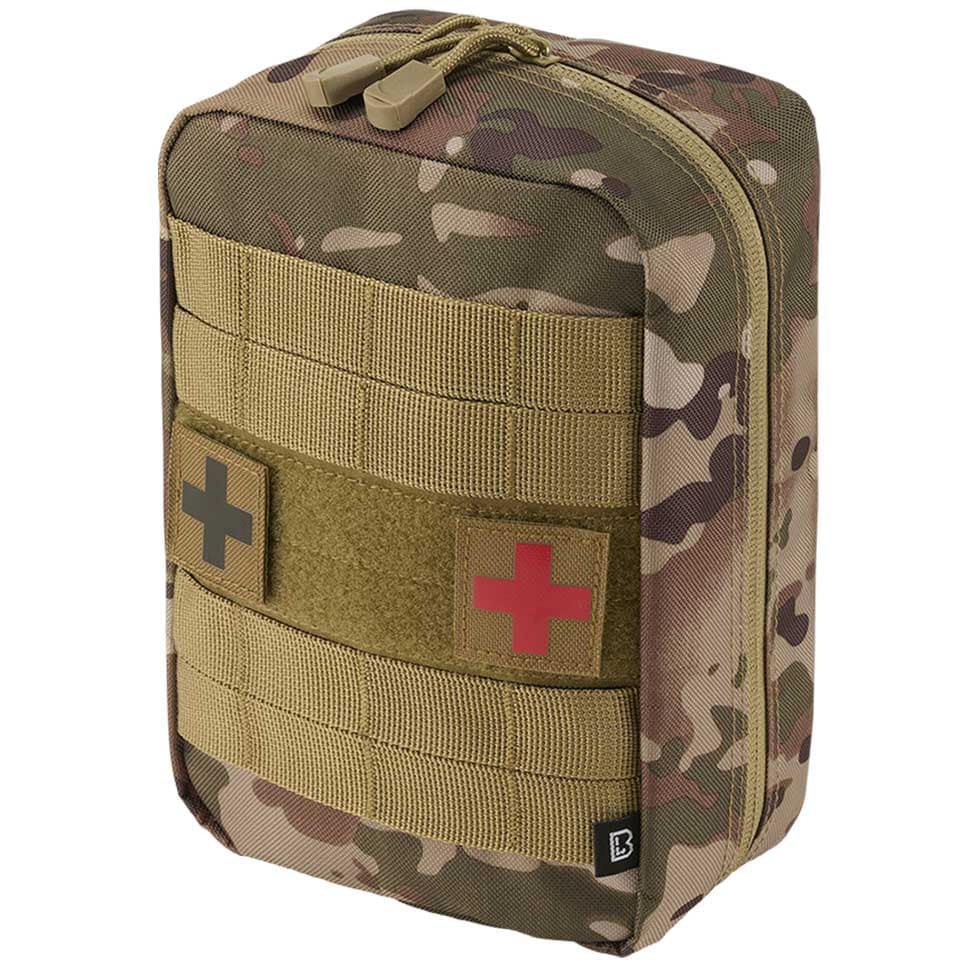 Brandit Molle First Aid Pouch Large - Arid MC Camo