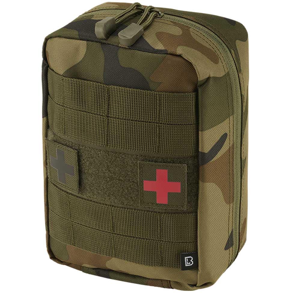 Brandit Molle First Aid Pouch Large - Woodland