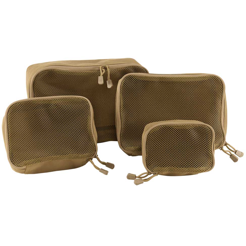 Brandit US Cooper Packing Cubes 4 pcs. - Coyote