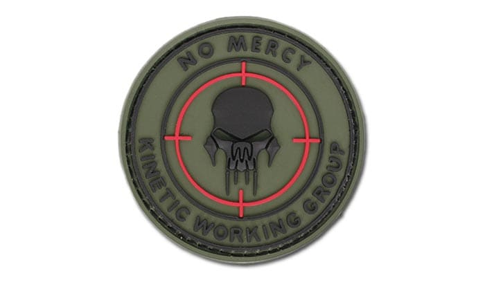 GFC Fostex No Mercy Kinetic Working Group 3D Morale Patch - Forest
