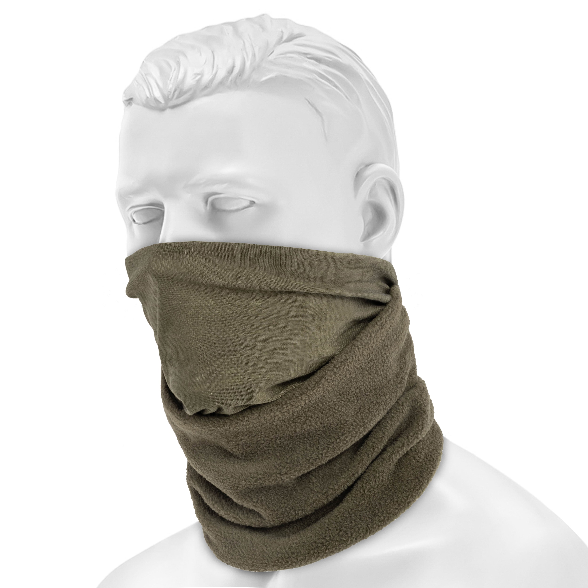 Brandit Multifunction Fleece Neck Gaiter - Olive