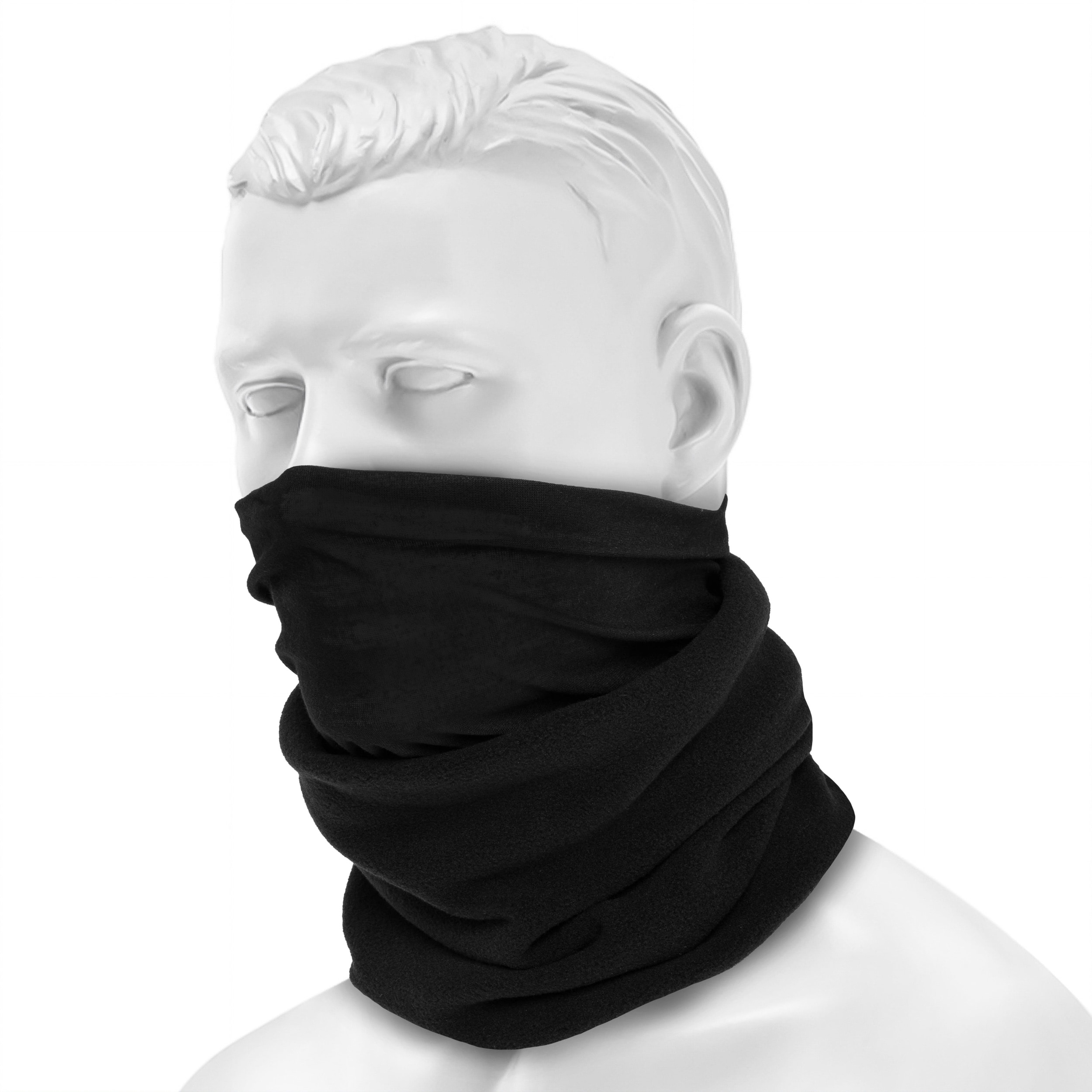 Brandit Multifunction Fleece Neck Gaiter - Black