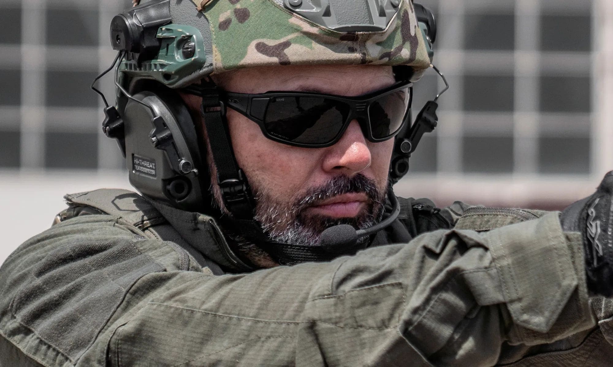 Wiley X Breach Tactical Glasses - Grey/Matte Black