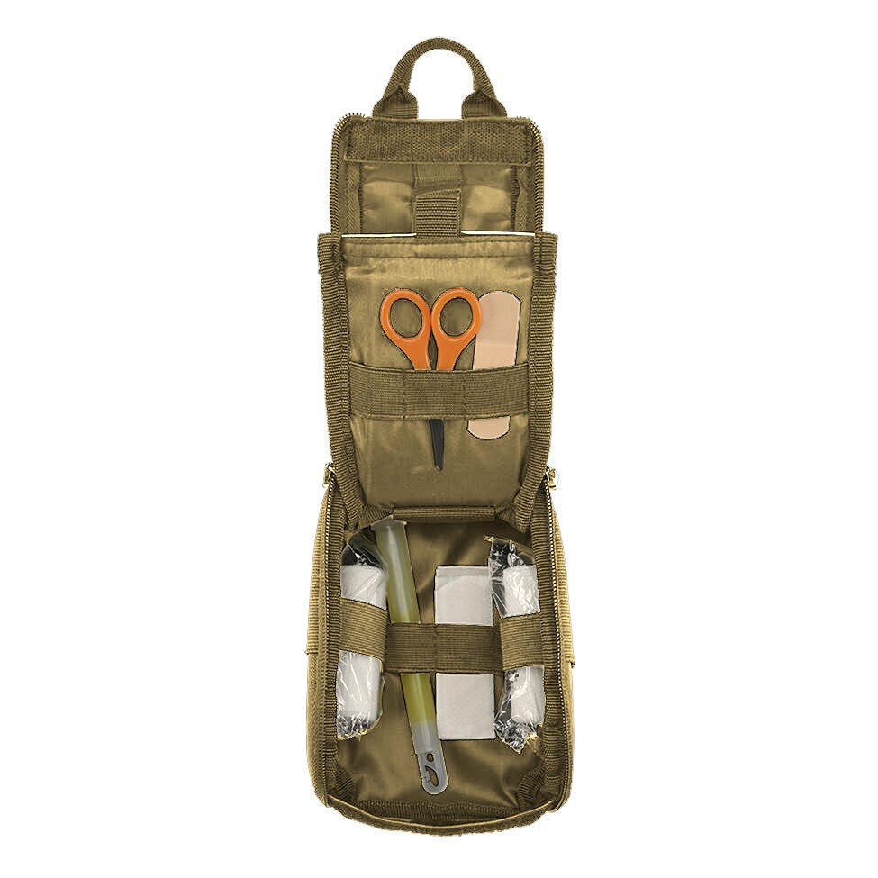 Brandit Molle First Aid Pouch Premium - Arid MC Camo