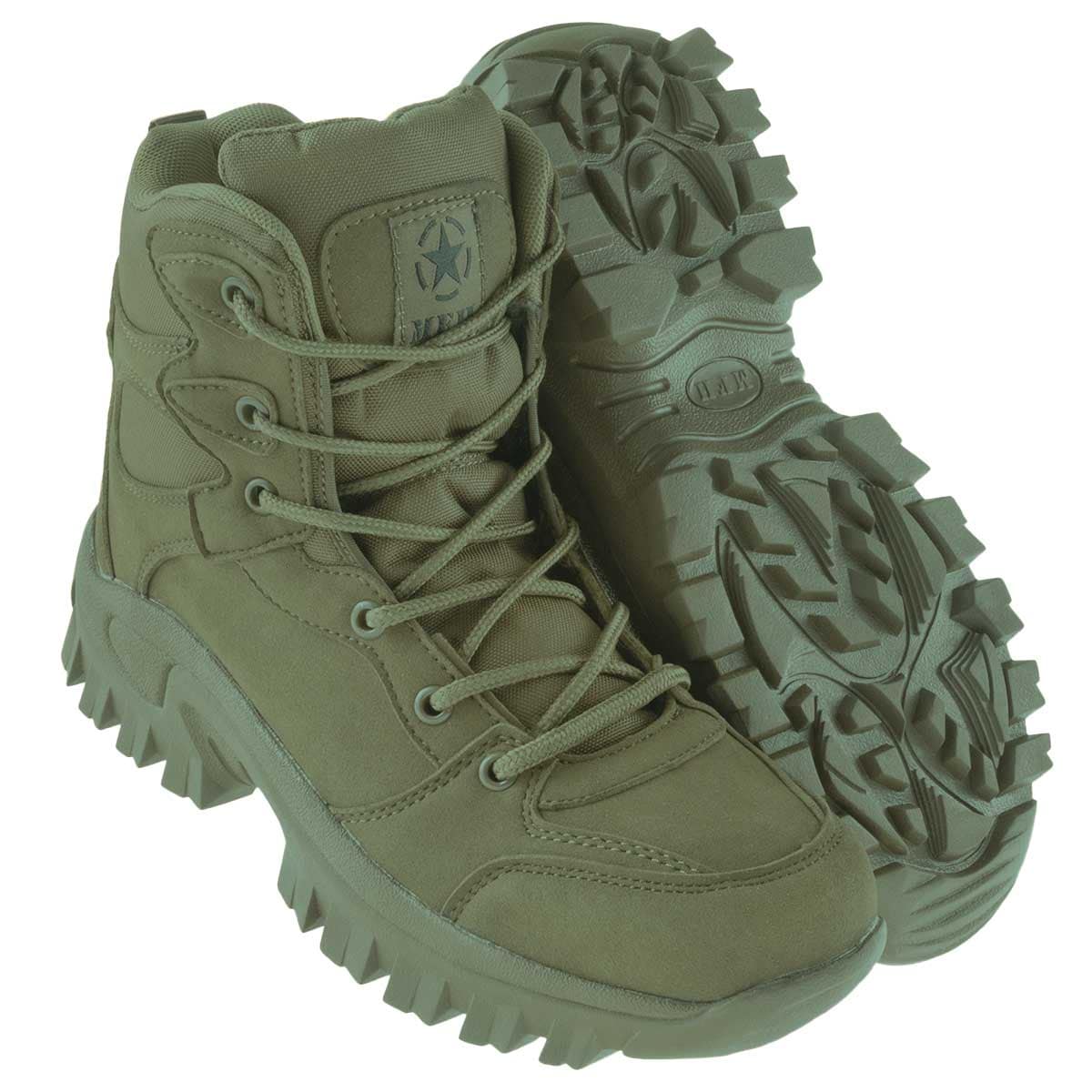 Green combat boots online