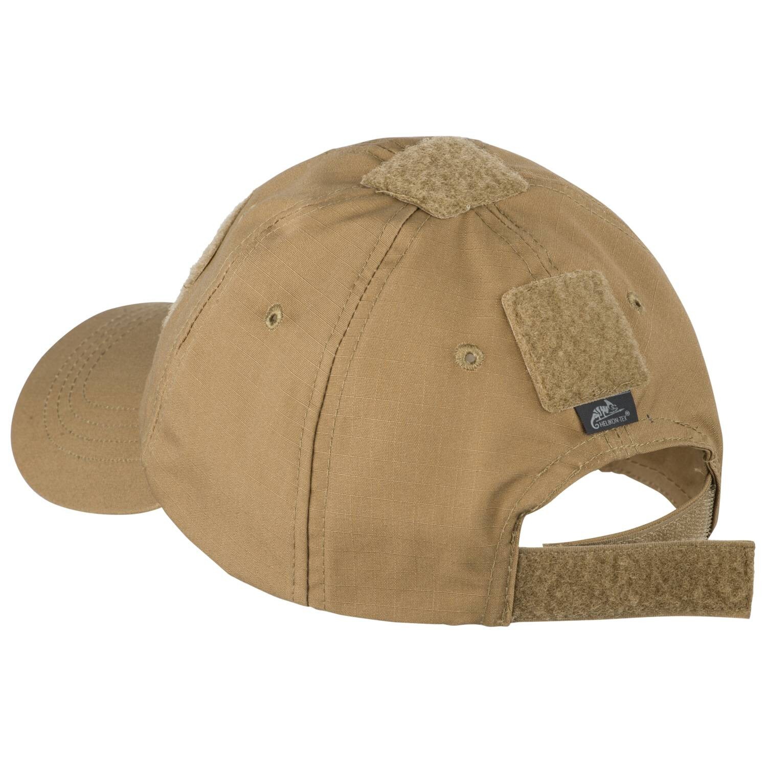 Helikon PolyCotton Rip-Stop Baseball Cap plus velcro - Coyote