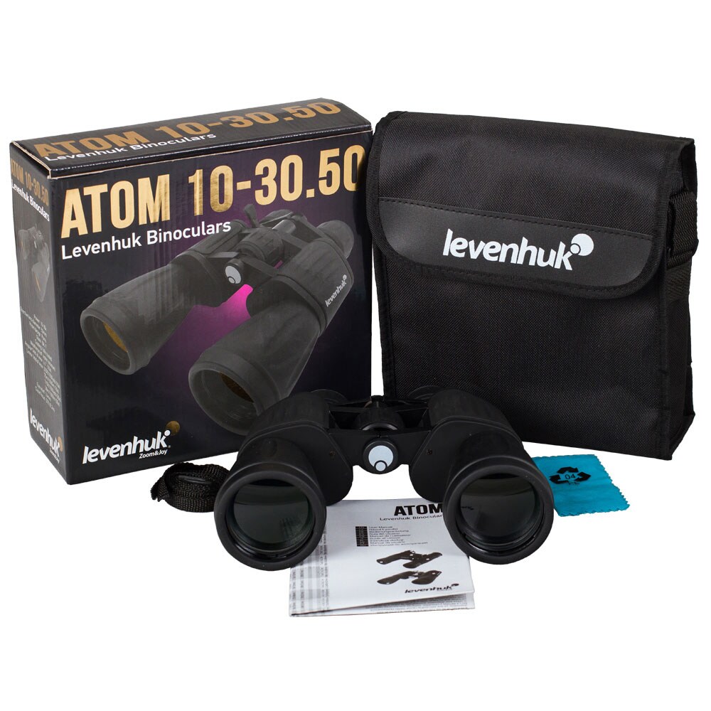 Binocular Levenhuk Atom 10-30x50