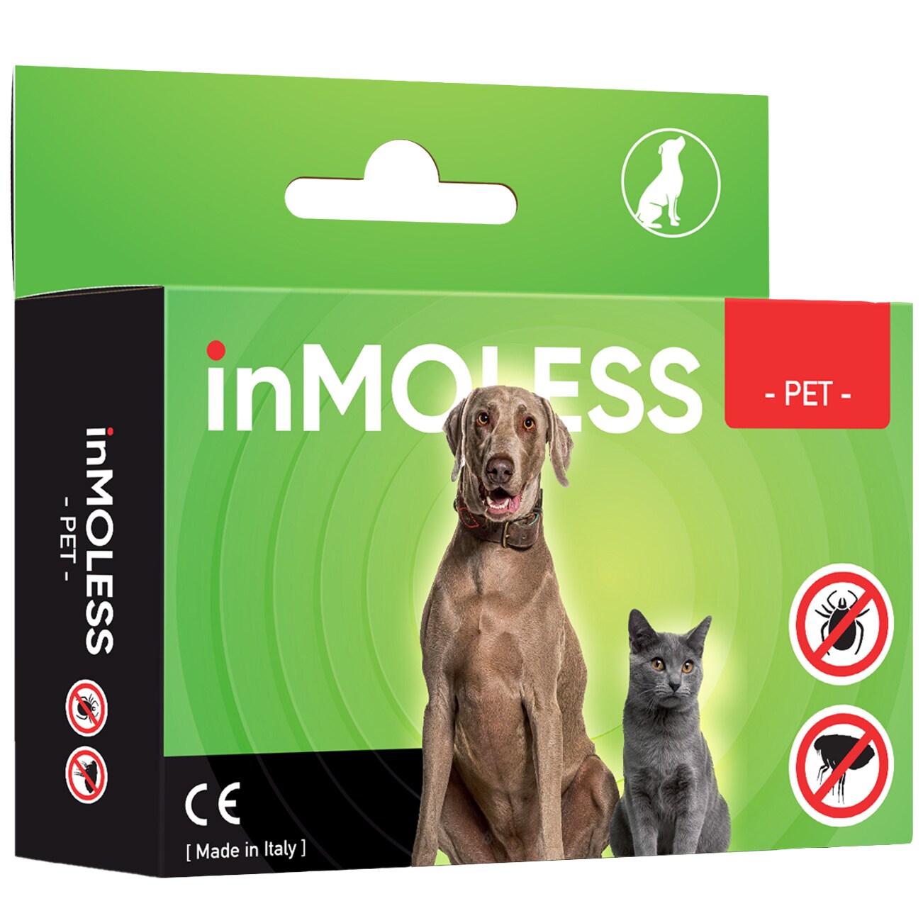 InMOLESS Ultrasonic flea and tick repellent for pets - Orange