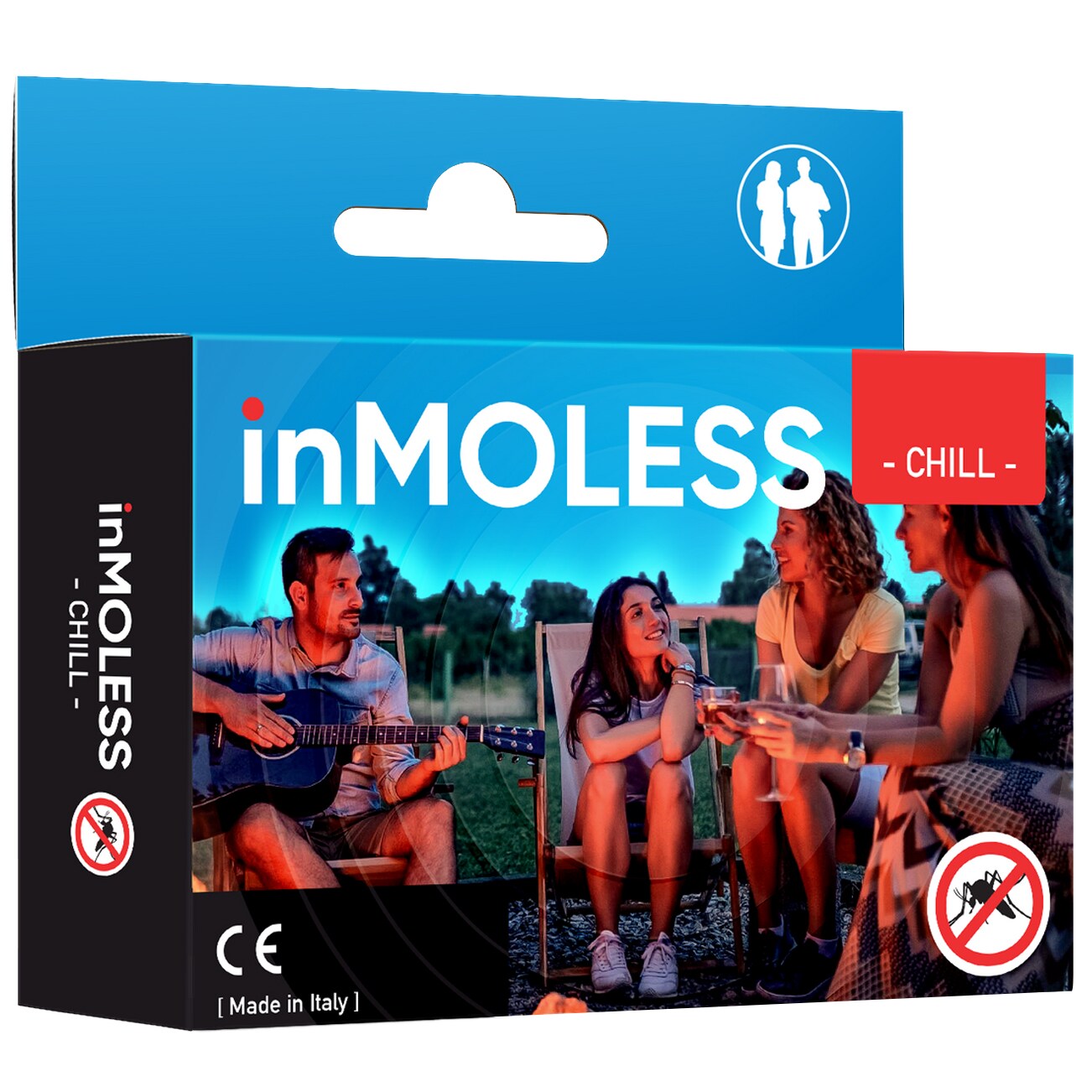 InMOLESS Chill Ultrasonic Mosquito Repellent - Black