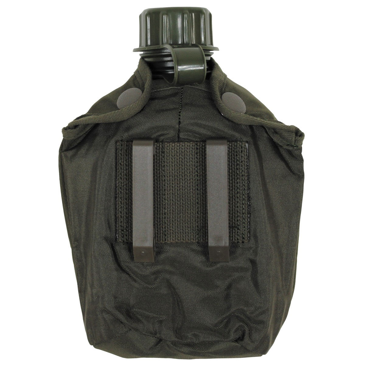 MFH Plastic Canteen 1 l with Cover - Olive