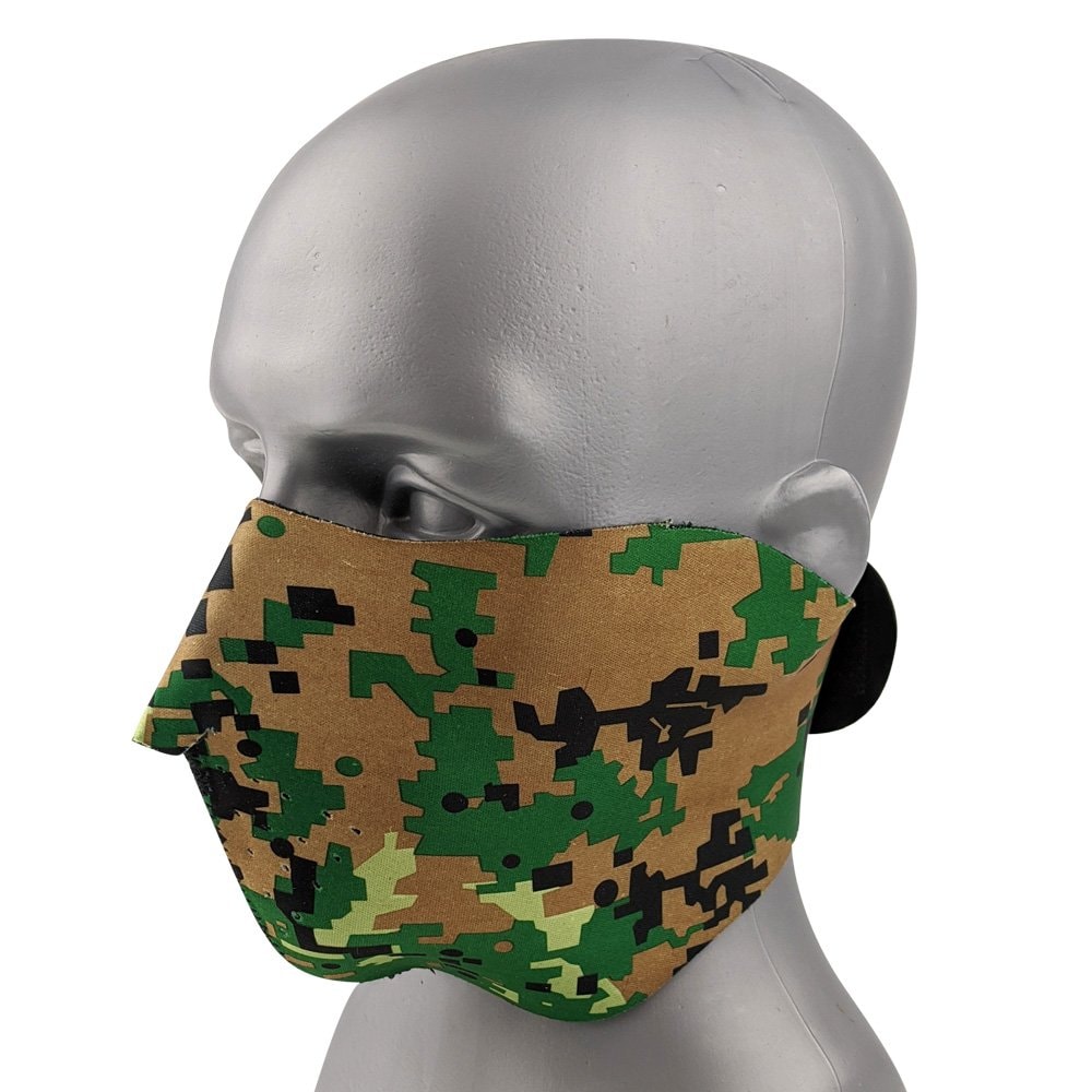 101 Inc. Camo Protective Mask - Digital Woodland