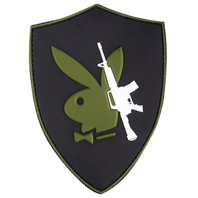 101 Inc. Playboy Gun 3D PVC Morale Patch