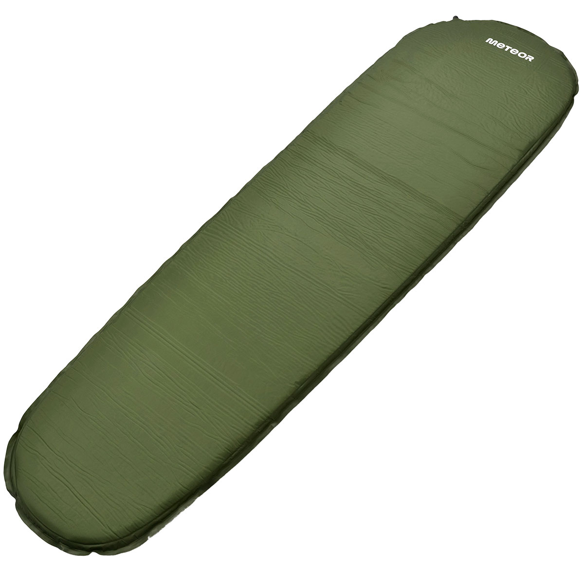 Meteor self-inflating mat 183 x 51 x 3 cm - Olive