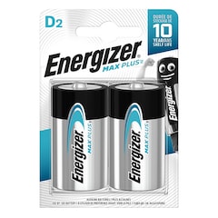 Energizer LR20 Max Plus Alkaline battery 1.5 V 16000 mAh - 2 pcs