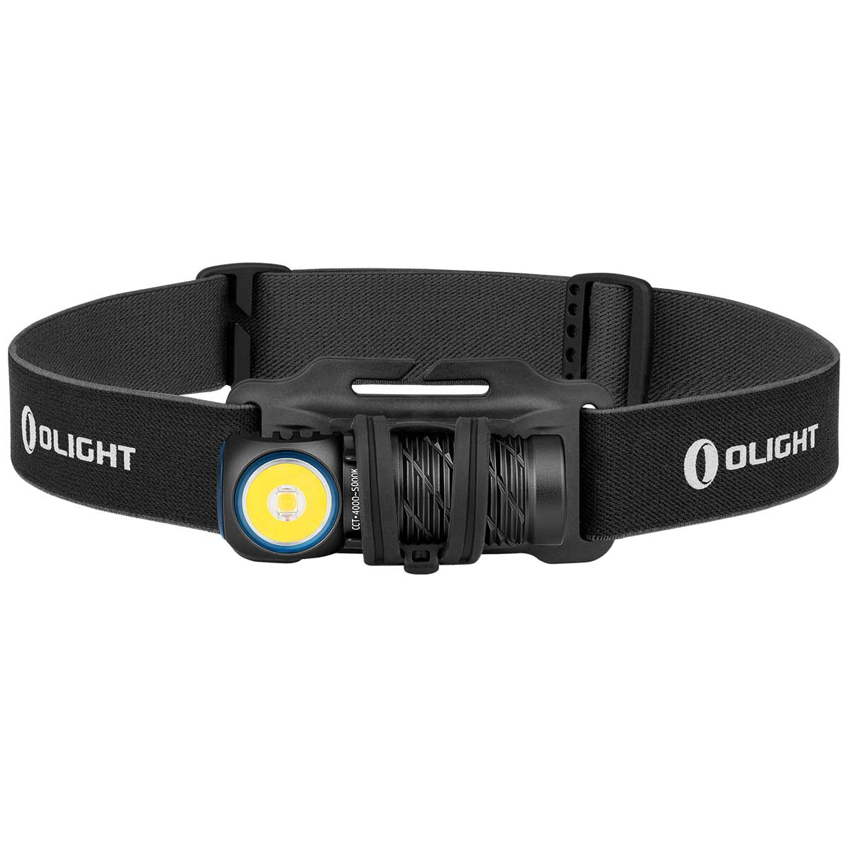 Olight Perun 2 Mini Neutral White Black Head and Angle Flashlight With Headband - 1100 lumens