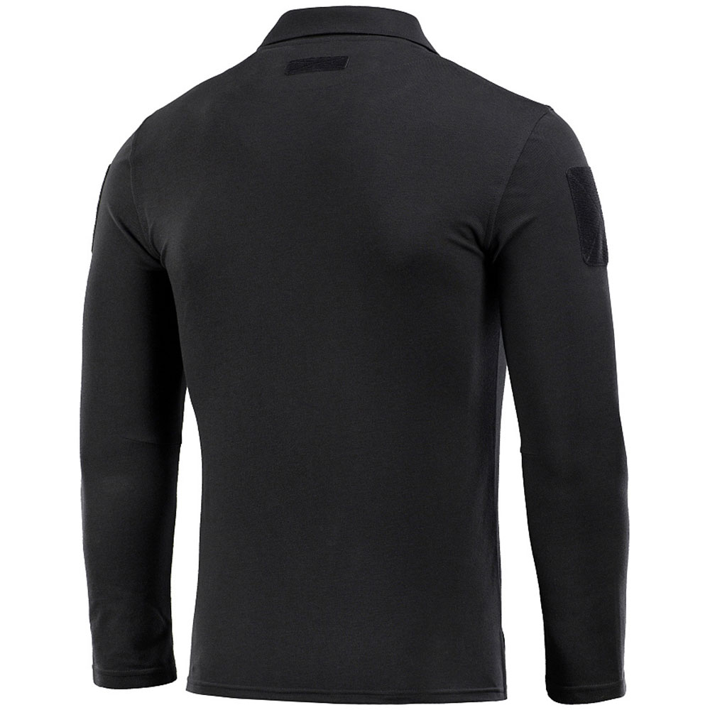 M-Tac 65/35 Long Sleeve Polo Shirt - Black