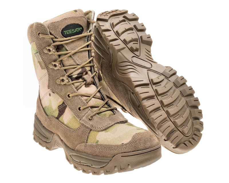 Mil Tec Teesar Tactical One Zip Boots MultiCam