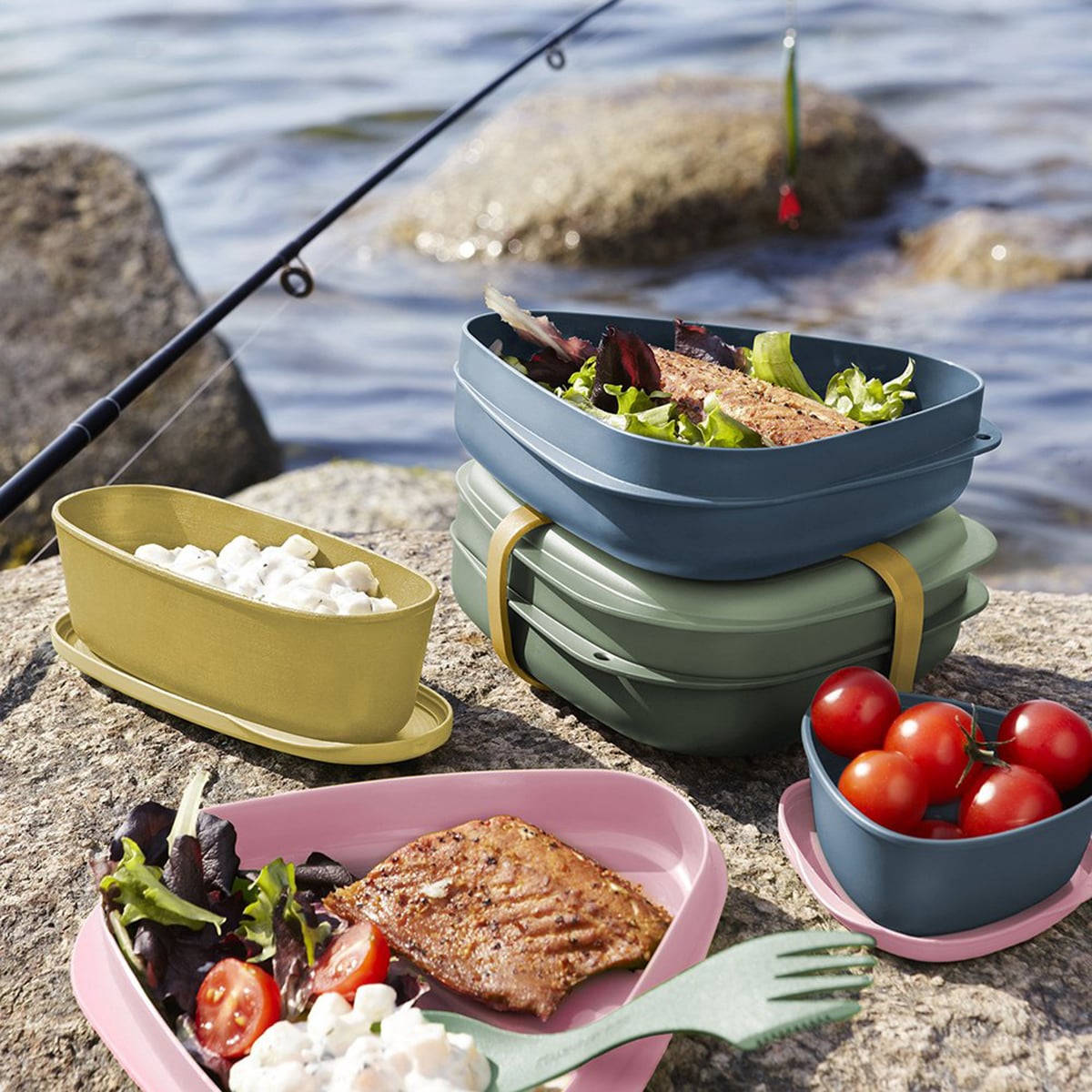 Light My Fire LunchKit Bio Dishes Set - Sandygreen