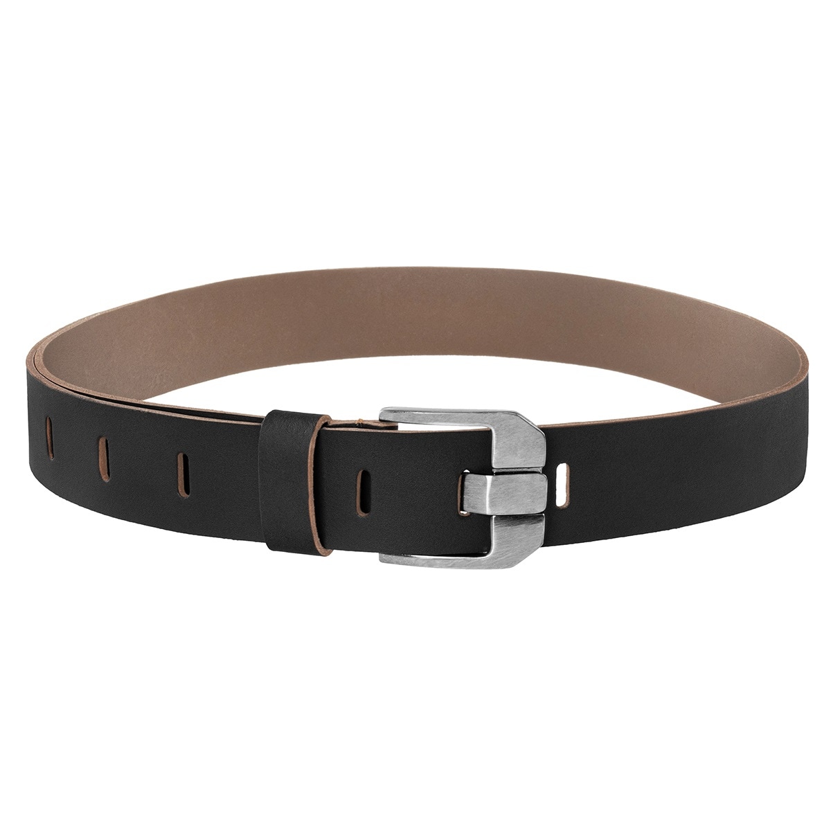 Morowo Grain Leather Belt - Black