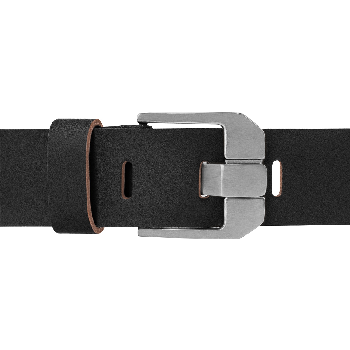 Morowo Grain Leather Belt - Black