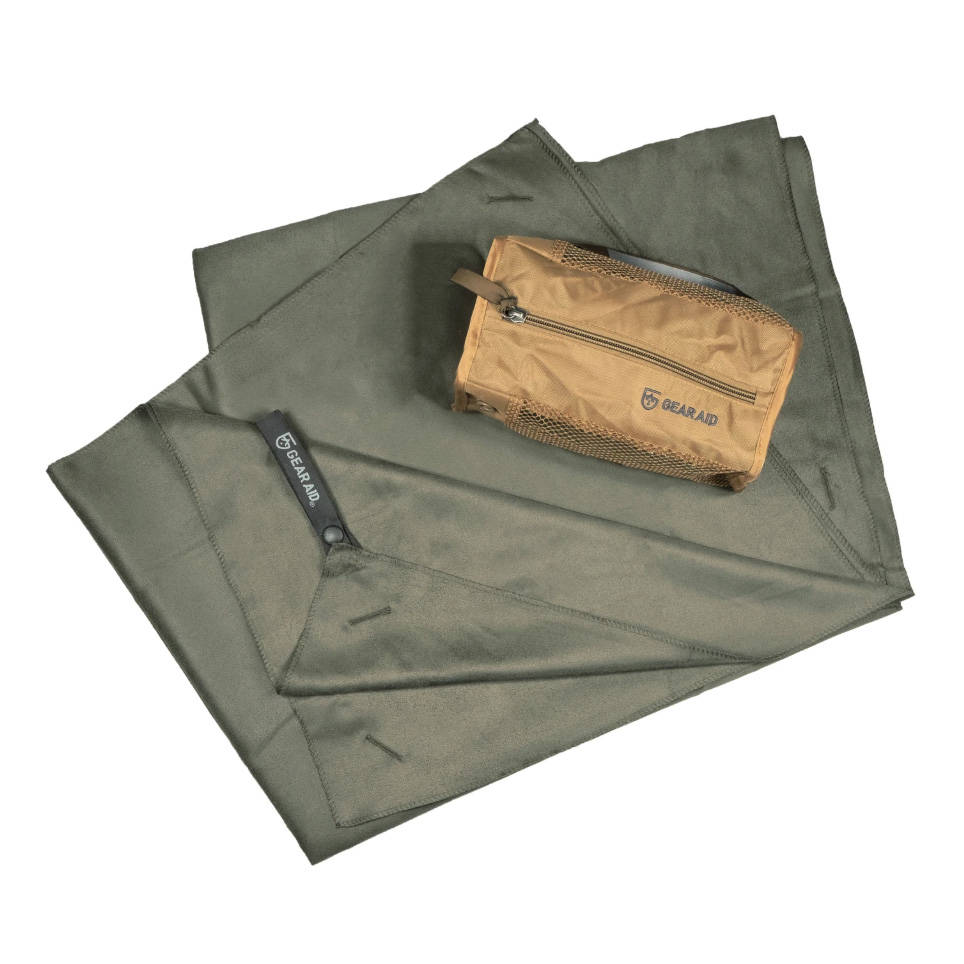 Gear Aid Quick Dry Microfiber Quick Drying Towel Large - OD Green