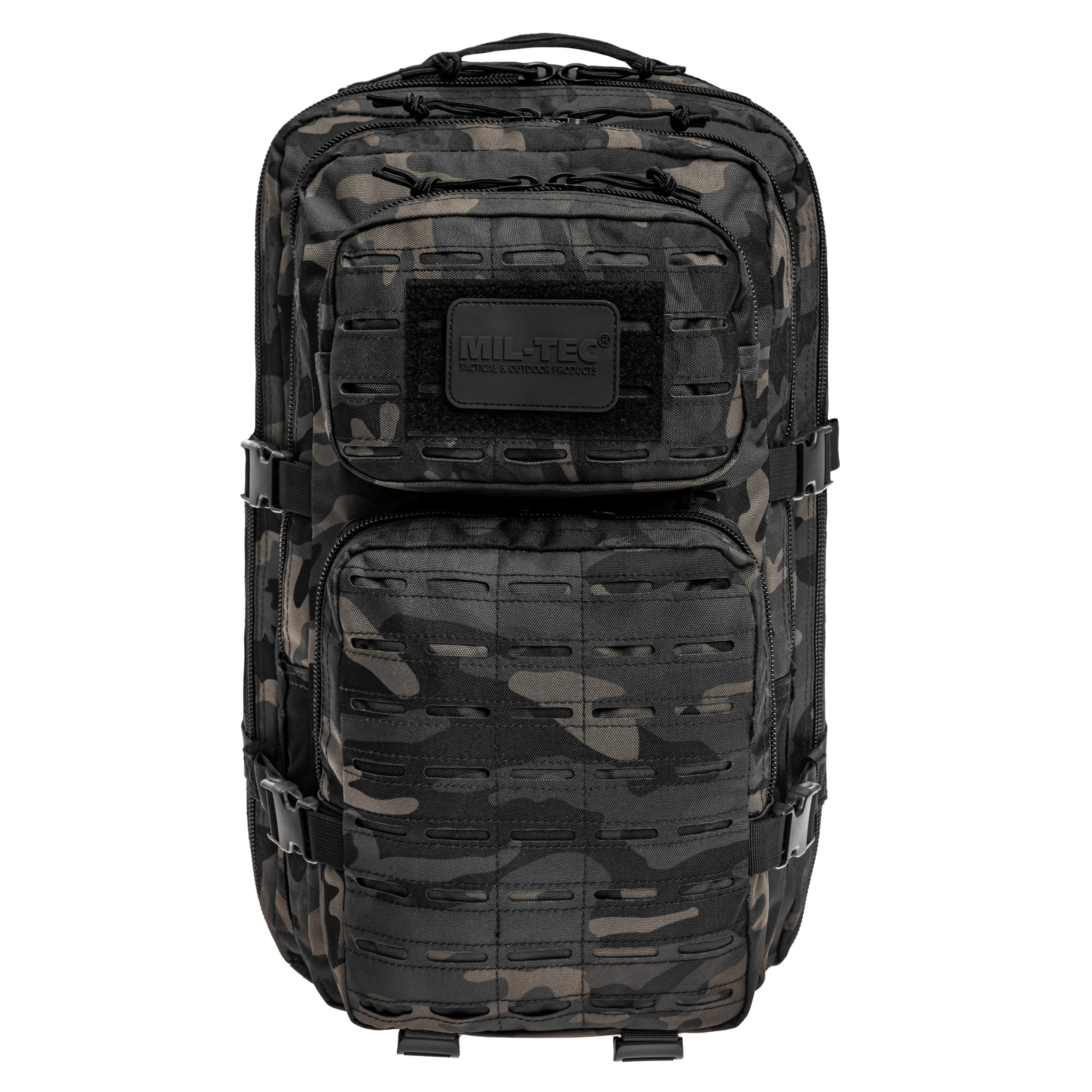 Mil-Tec Assault Pack Laser Cut Large 36 l Backpack - Dark Camo 