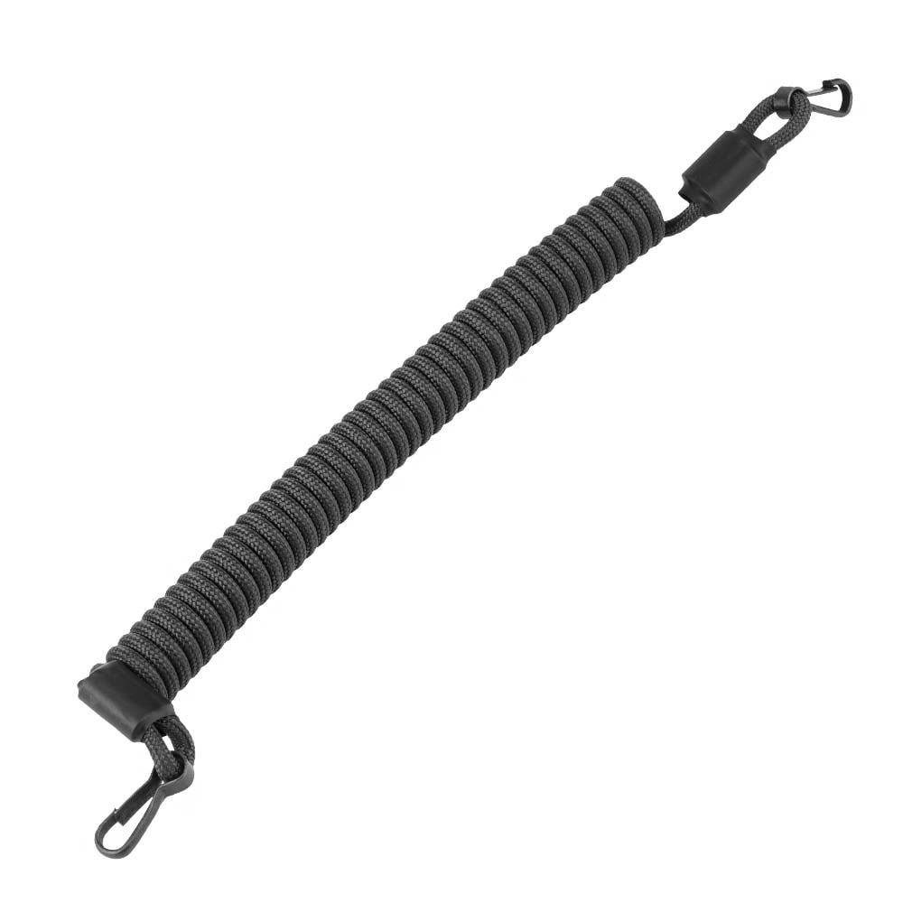 EDCX tactical lanyard with snap hooks - Black - 3082