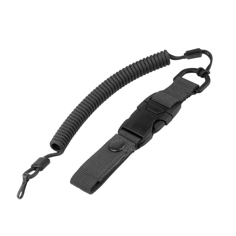 EDCX MOLLE Tactical Lanyard with Buckle - Black