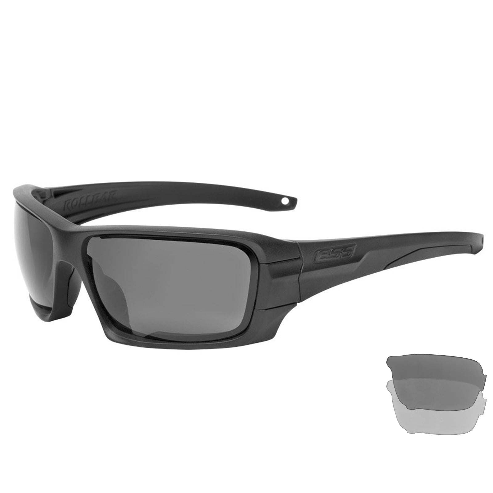ESS tactical glasses - Rollbar Black Contract - Subdued Logo Kit