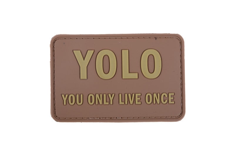 GFC Tactical 3D Patch - YOLO - tan 