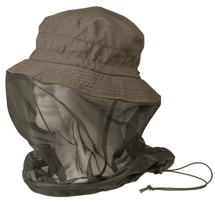 Mil-Tec Boonie Hat with mosquito Net - Green OD