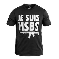 Kałdun Je Suis MSBS Grot T-shirt - Black