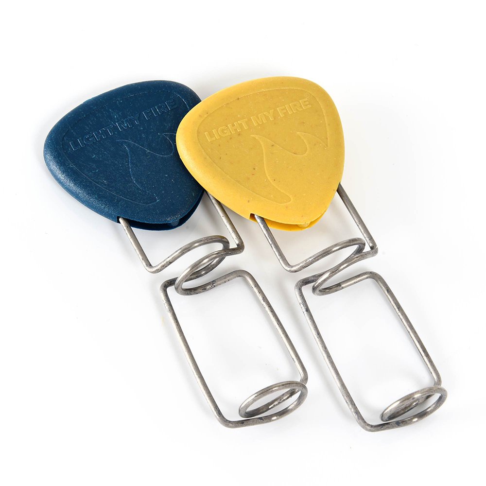 Light My Fire GrandPa's FireFork Bio 2-pack - Musty Yellow/Hazy Blue