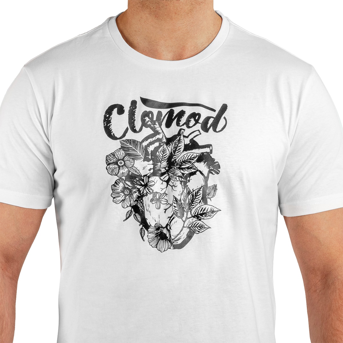 Pentagon CloMod T-shirt Flower Heart - White