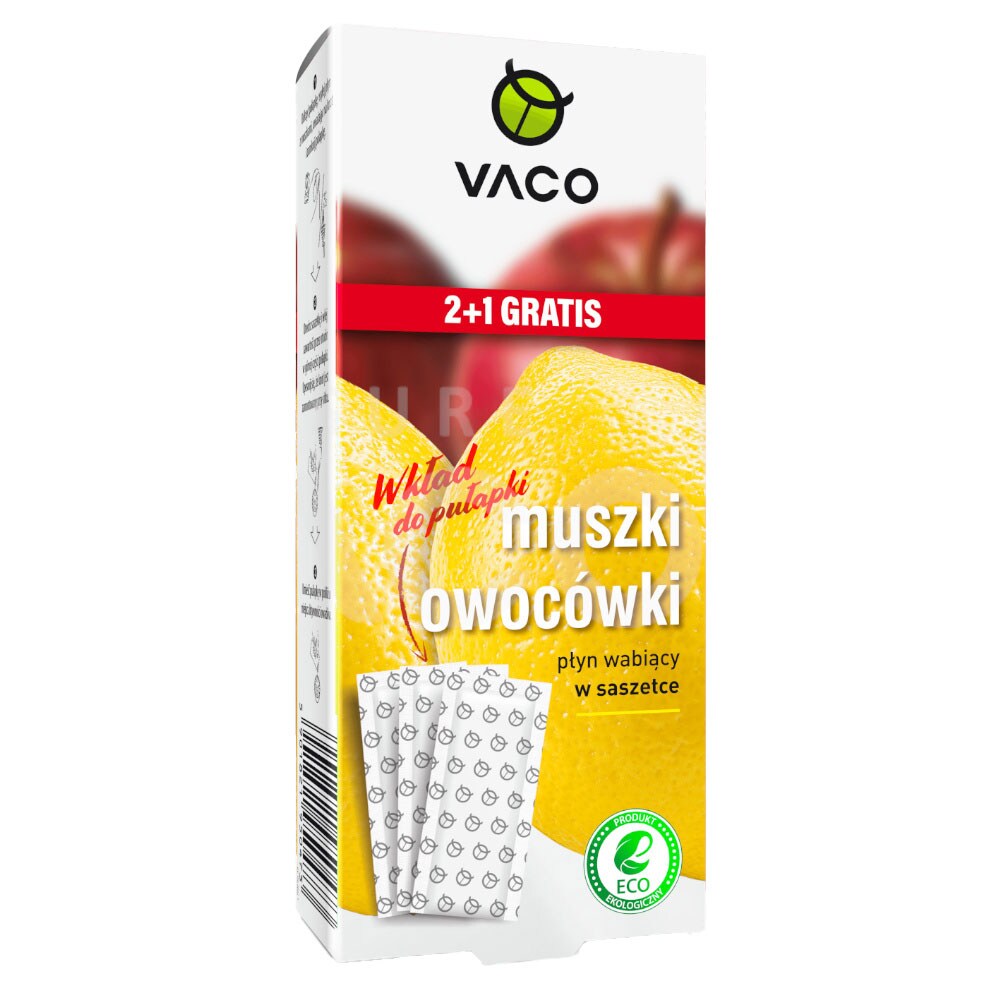 Vaco for Fruit Fly Trap - 3 pieces Liquid